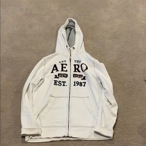 Aeropostale Zip up Jacket white